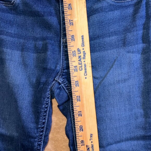 Jordache Skinny Girls Sz 10 Stretch Pull Up Denim Blue Ankle Leggings‎ (S) - Picture 4 of 8